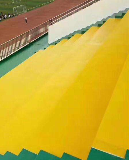 融水球场台阶翻新修补改造